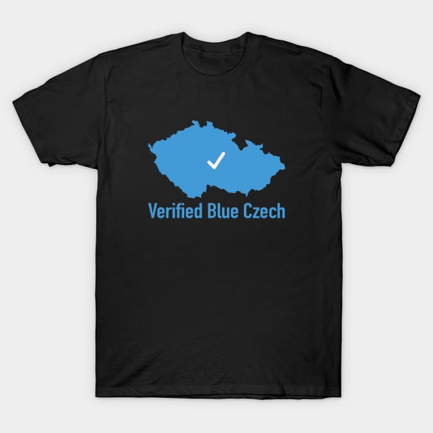 Blue Czech T-Shirt by BlimpCo